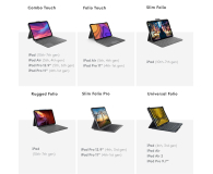 Logitech Combo Touch iPad Pro 11" (1., 2., 3 i 4 gen) piaskowy - 678732 - zdjęcie 9